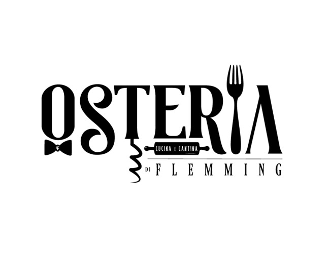 Ideazione logo Osteria di Flemming